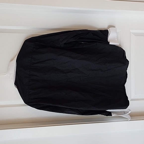 Stevenland 100% cotton contrast lapel long sleeved button down men's dress shirt - Picture 5 of 6